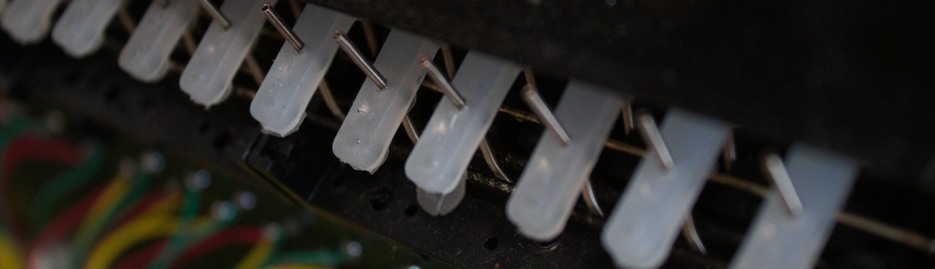The Elex K2 Electric Piano key switch contacts